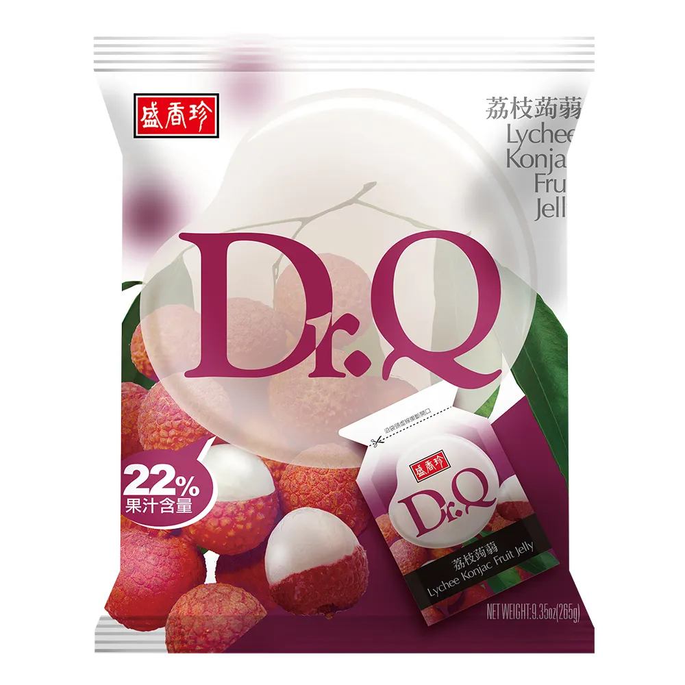 盛香珍Dr.Q荔枝蒟蒻190g  X團購 10入 歷史價格詳細信息