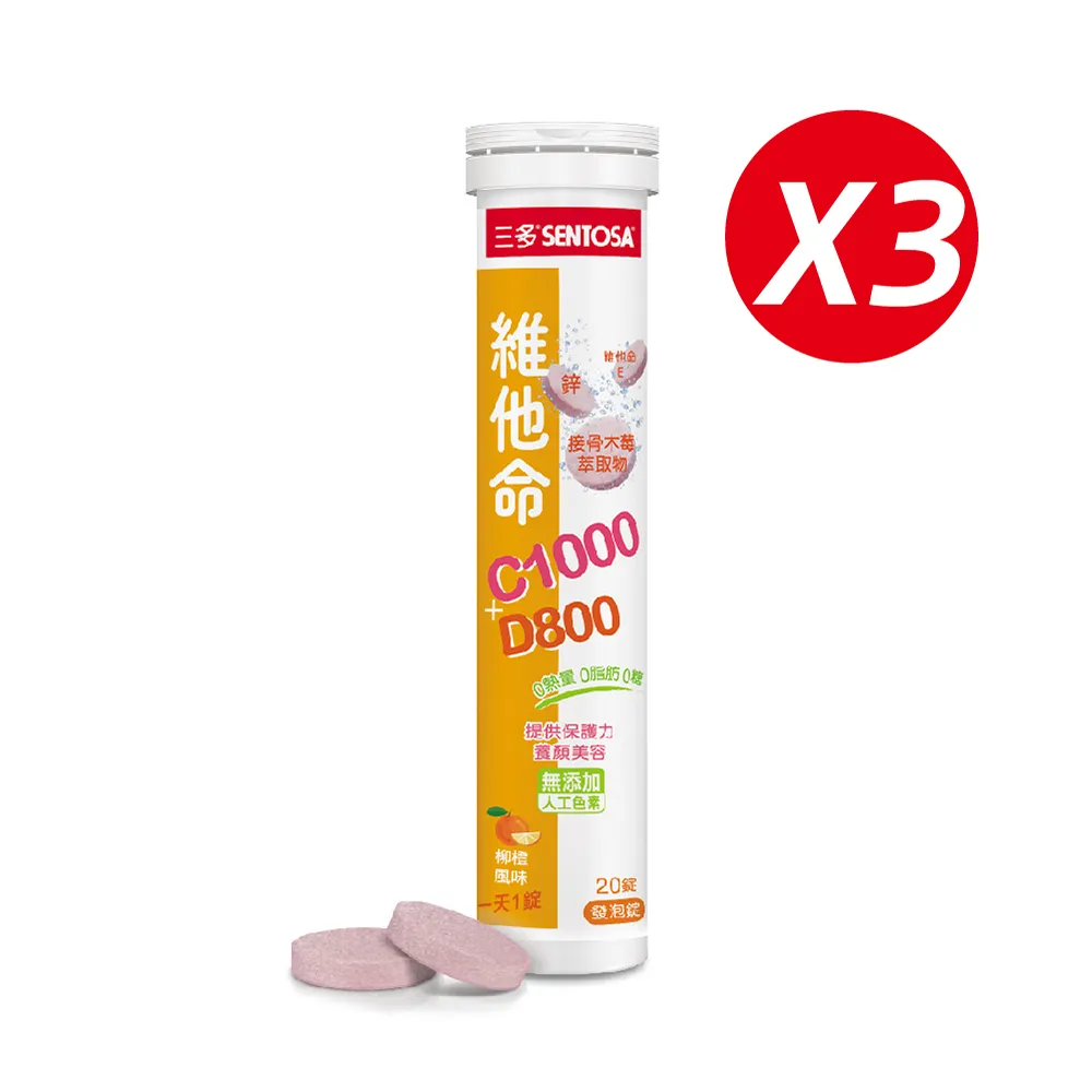 《三多》維他命C1000+D800發泡錠(20錠x4盒) 歷史價格詳細信息