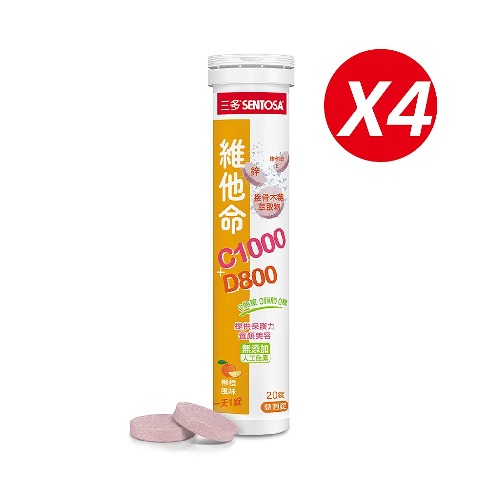 《三多》維他命C1000+D800發泡錠(20錠x4盒) 歷史價格詳細信息