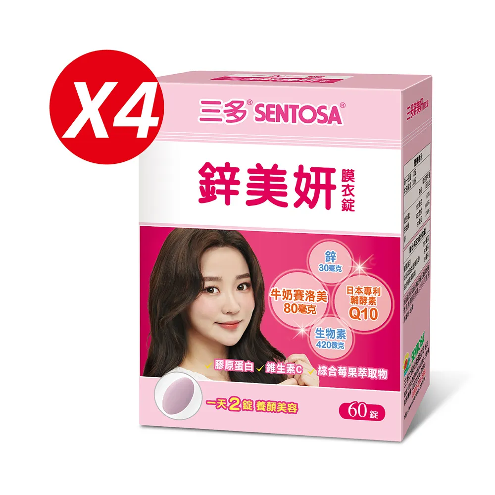 三多 鋅美妍膜衣錠(60錠/盒) 歷史價格詳細信息