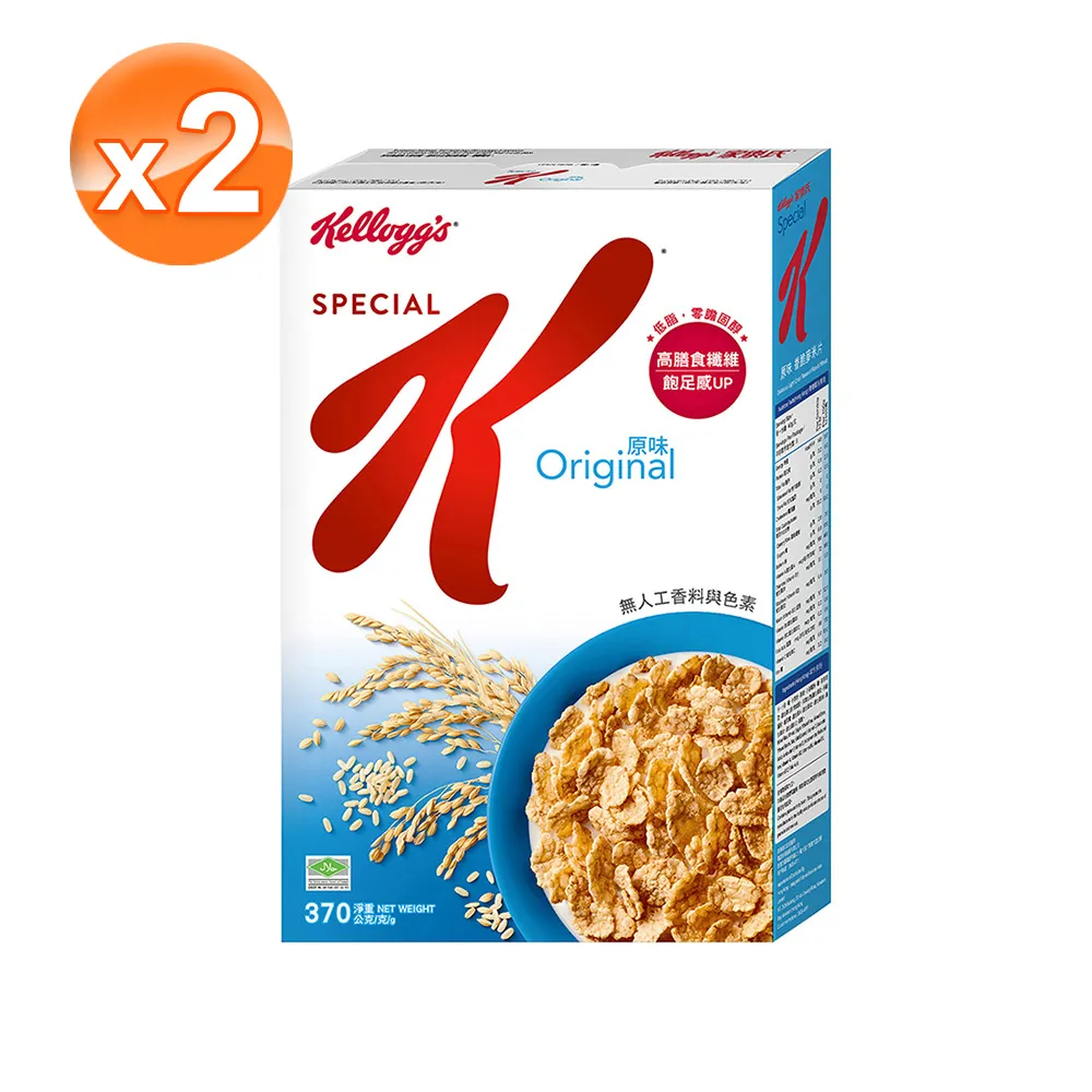 【家樂氏】SPECIAL K香脆麥米片370gx5盒(無添加糖) 歷史價格詳細信息