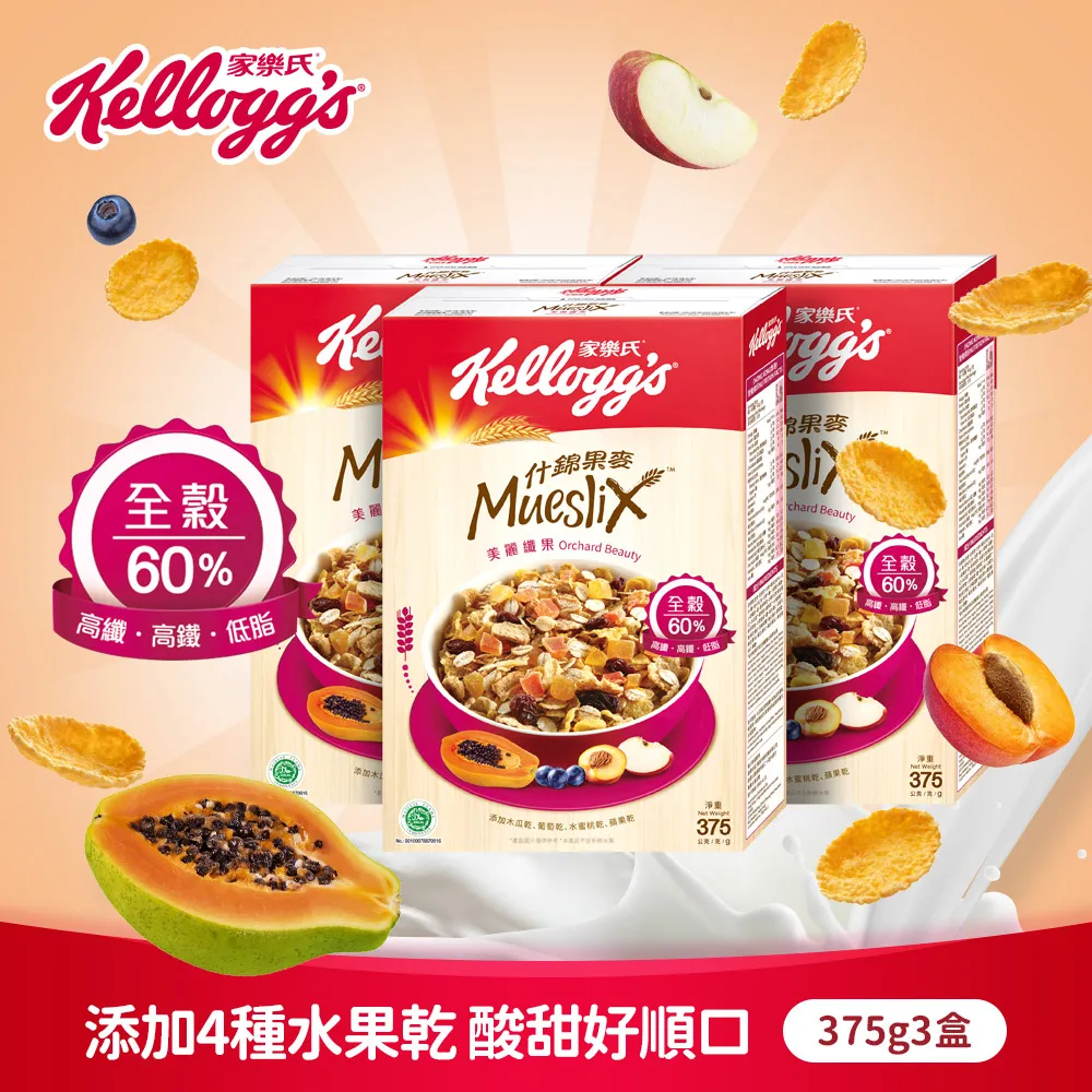 家樂氏什錦果麥-美麗纖果/豐富纖果/活力纖果 歷史價格詳細信息