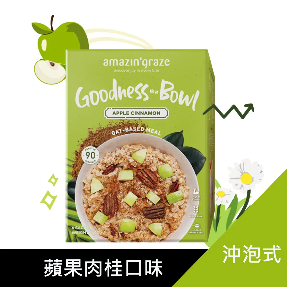 Amazin graze 沖泡式堅果穀物燕麥片(香蕉巧克力) 40g*6包 歷史價格詳細信息