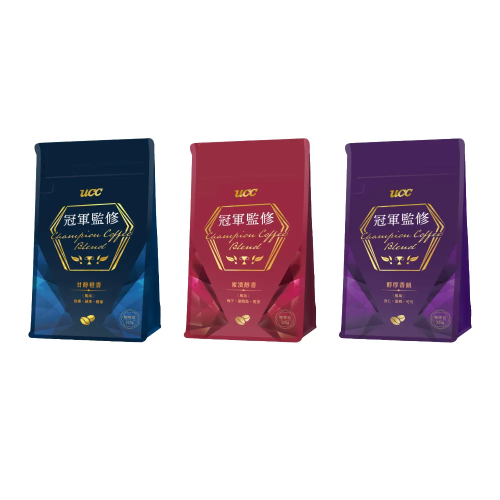 【UCC】冠軍監修咖啡豆225gx5包(口味任選:甘醇澄香/蜜漬醇香/醇厚香韻) 歷史價格詳細信息
