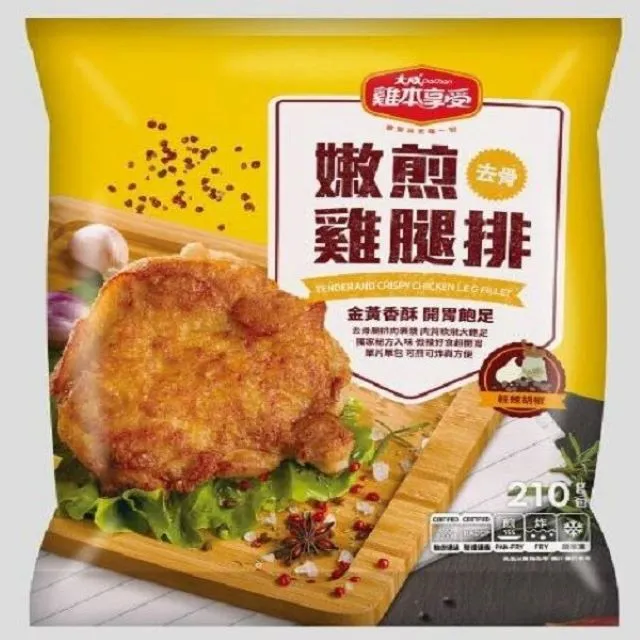 【大成食品】嫩煎雞腿排 210g 歷史價格詳細信息