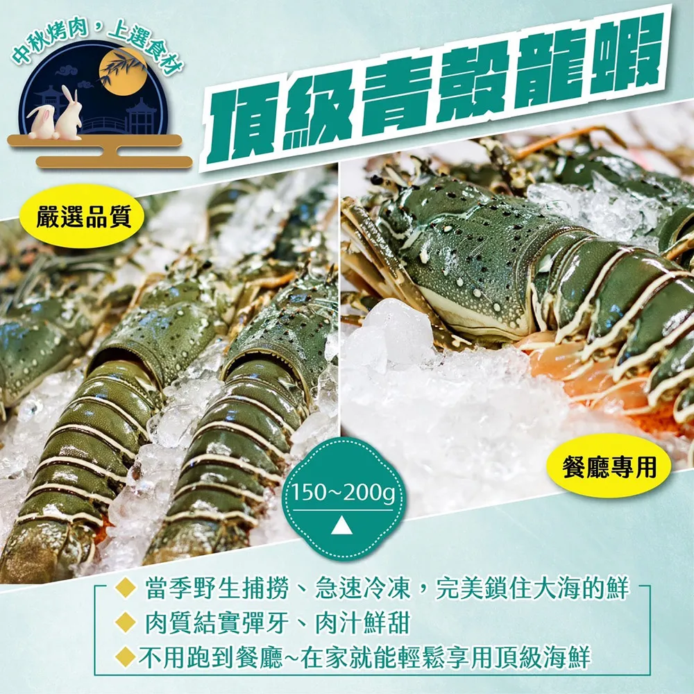青殼鮮凍龍蝦150~200g/隻 價格比較,價格查詢,歷史價格詳細信息