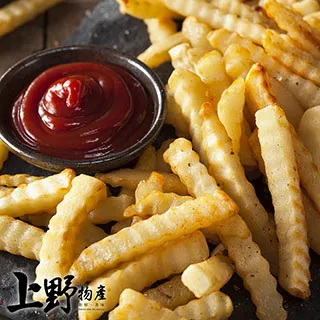 【上野物產】比利時產地直送 酥炸波浪薯條(250g±10%/包) x8包 歷史價格詳細信息