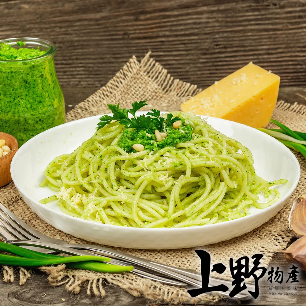 【上野物產】奶油青醬鮭魚義大利麵(麵體+醬料包 300g土10%/包) x24包 歷史價格詳細信息