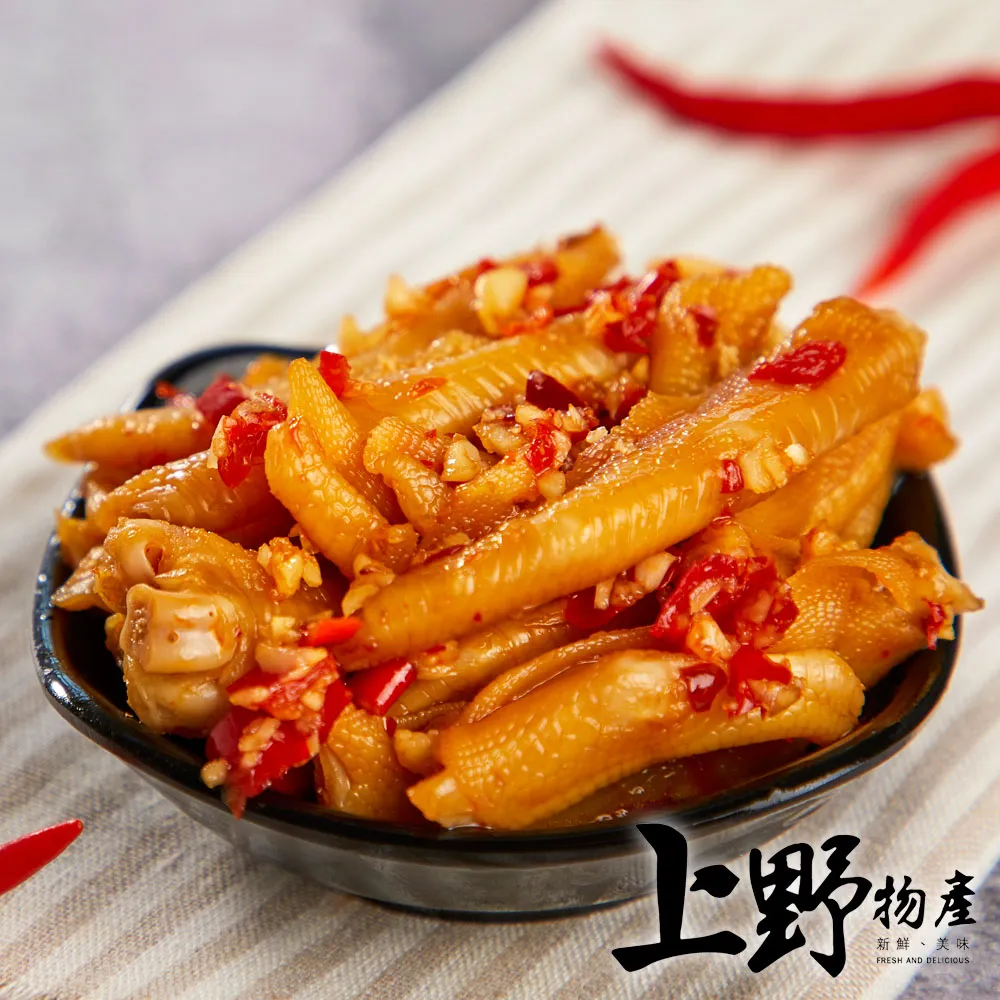 【上野物產】川味Q彈椒麻鴨掌（300g±10%/包）x6包 價格比較,價格查詢,歷史價格詳細信息