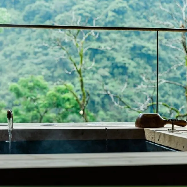 新北烏來｜馥森阪治Trio｜相浴溫泉景觀湯屋+午餐套餐 歷史價格詳細信息