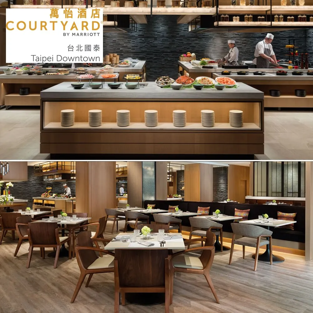 台北【國泰萬怡酒店】MJ KITCHEN 平日晚餐MO25 歷史價格詳細信息