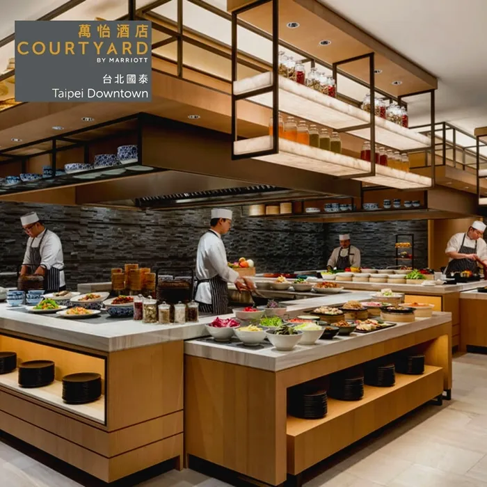 台北【國泰萬怡酒店】MJ KITCHEN 平日晚餐MO25 歷史價格詳細信息