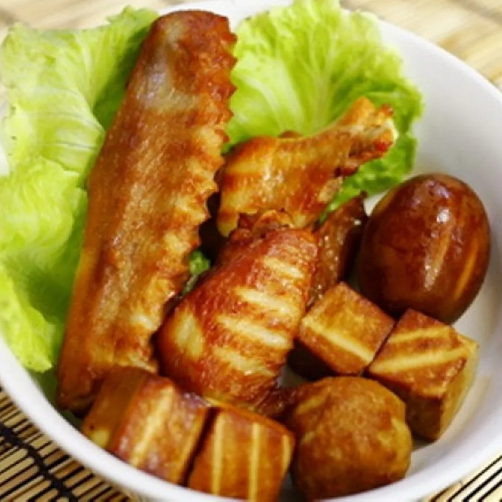 【松稜 糖燻滷味】雞腿2盒+煙霧蛋2盒+百頁豆腐2盒 歷史價格詳細信息