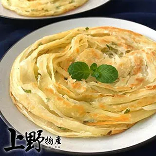 【上野物產】手桿活麵香蔥抓餅（1350g±10%/約10片/包）x5包 歷史價格詳細信息