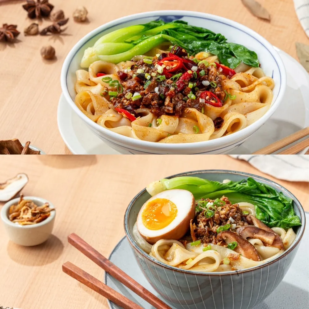 【栗園米食x金旺來】粄條/XO醬麵8包(肉燥/炸醬/酸辣/干貝/麻醬) 歷史價格詳細信息