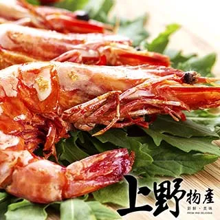 【上野物產】當季野生活凍霸王草蝦 x8盒(300g土10%/盒) 歷史價格詳細信息