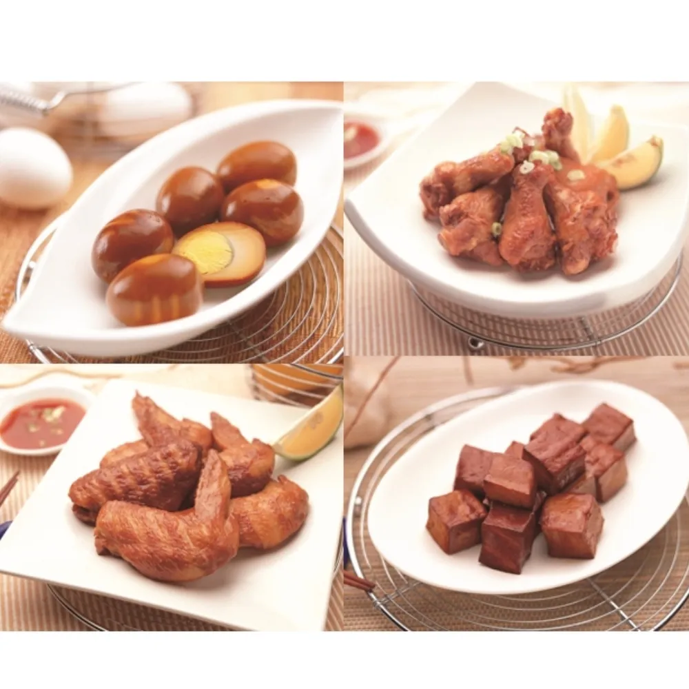 【松稜 糖燻滷味】雞腿2盒+煙霧蛋2盒+百頁豆腐2盒 歷史價格詳細信息