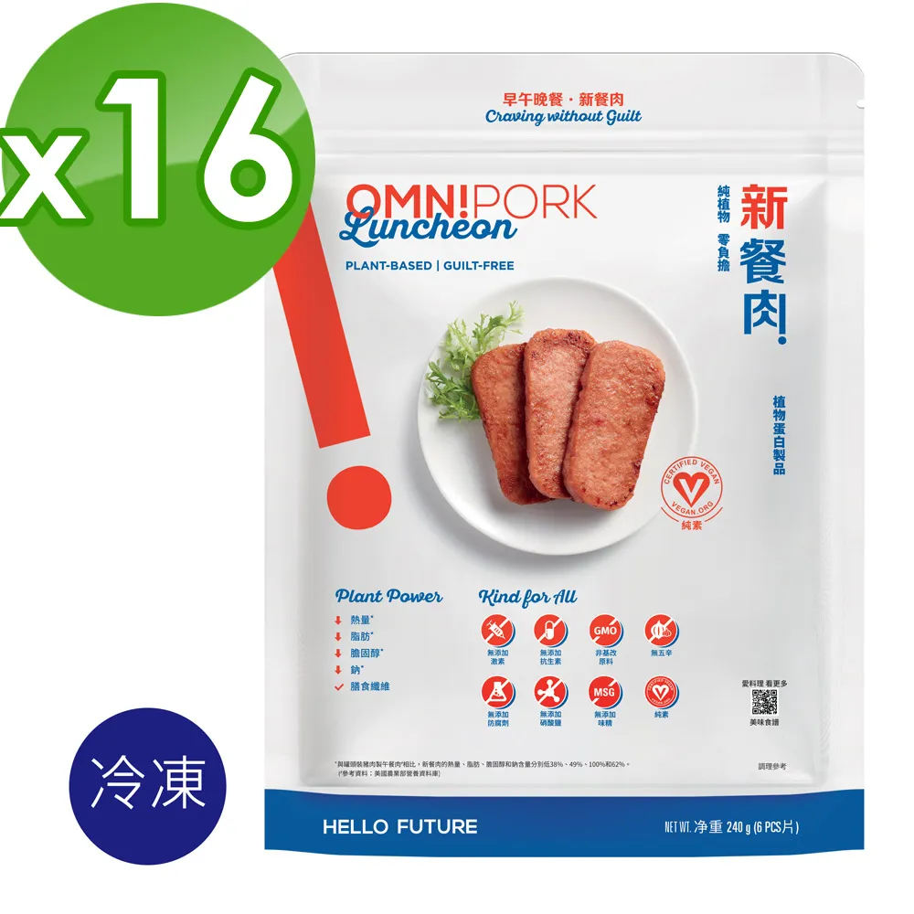 【OmniPork】新素食澎派超值七件組 (新豬肉*2+新肉絲*2+新餐肉+新魚堡+新魚柳) 歷史價格詳細信息