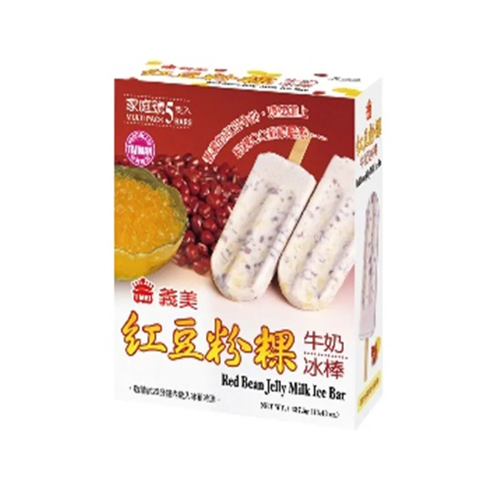 義美冰棒－紅豆粉粿牛奶87.5g*5入【愛買冷凍】 歷史價格詳細信息