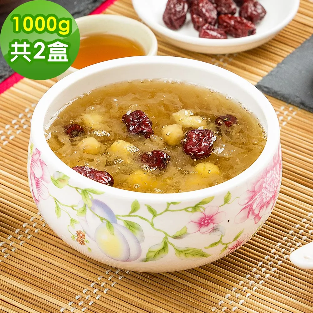樂活e棧-素食合菜-白木耳露2盒(1000g/盒)-全素 歷史價格詳細信息