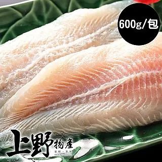 【上野物產】特選巴沙魚排 (600g土5%/包) x8包 歷史價格詳細信息