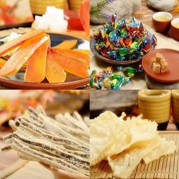 《東港華得》禮盒A(章魚花+墨魚香絲+黑芝麻鱈魚絲+黑胡椒魚板) 歷史價格詳細信息