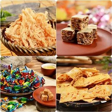 【華得水產】超值零嘴4包組-D(高鈣比目魚+飛卷片(小捲片)+櫻花蝦丁角+黑胡椒魚板)x2件組 歷史價格詳細信息