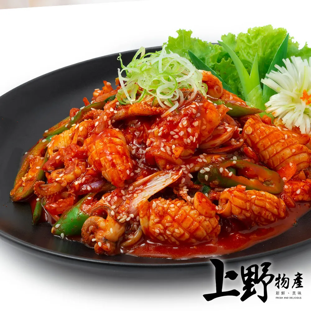 【上野物產】新鮮提味萬用料理 刻花魷魚 ( 250g土10%/包 ) x6包 歷史價格詳細信息