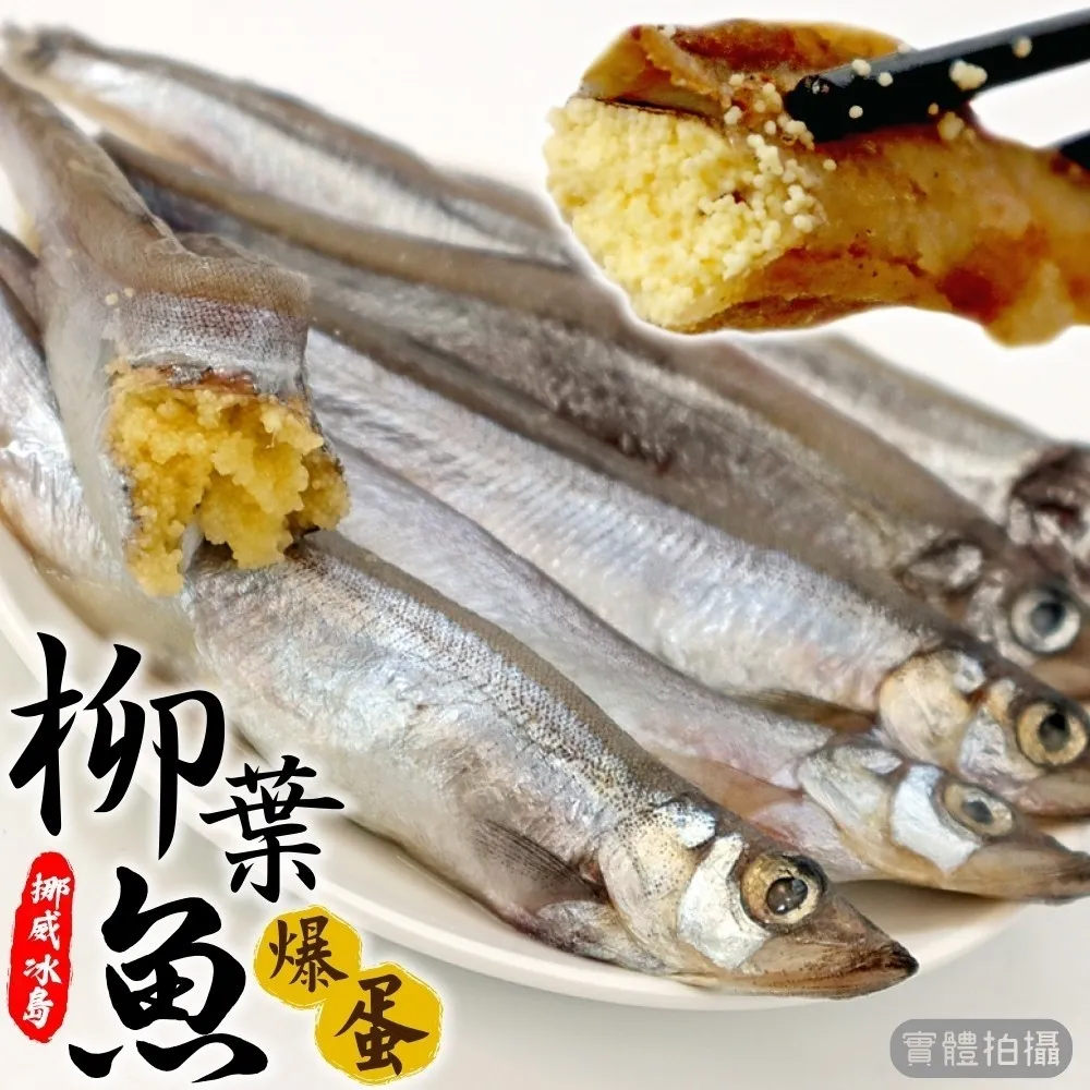 【海肉管家】挪威冰島爆蛋柳葉魚(8包_150g/包) 歷史價格詳細信息