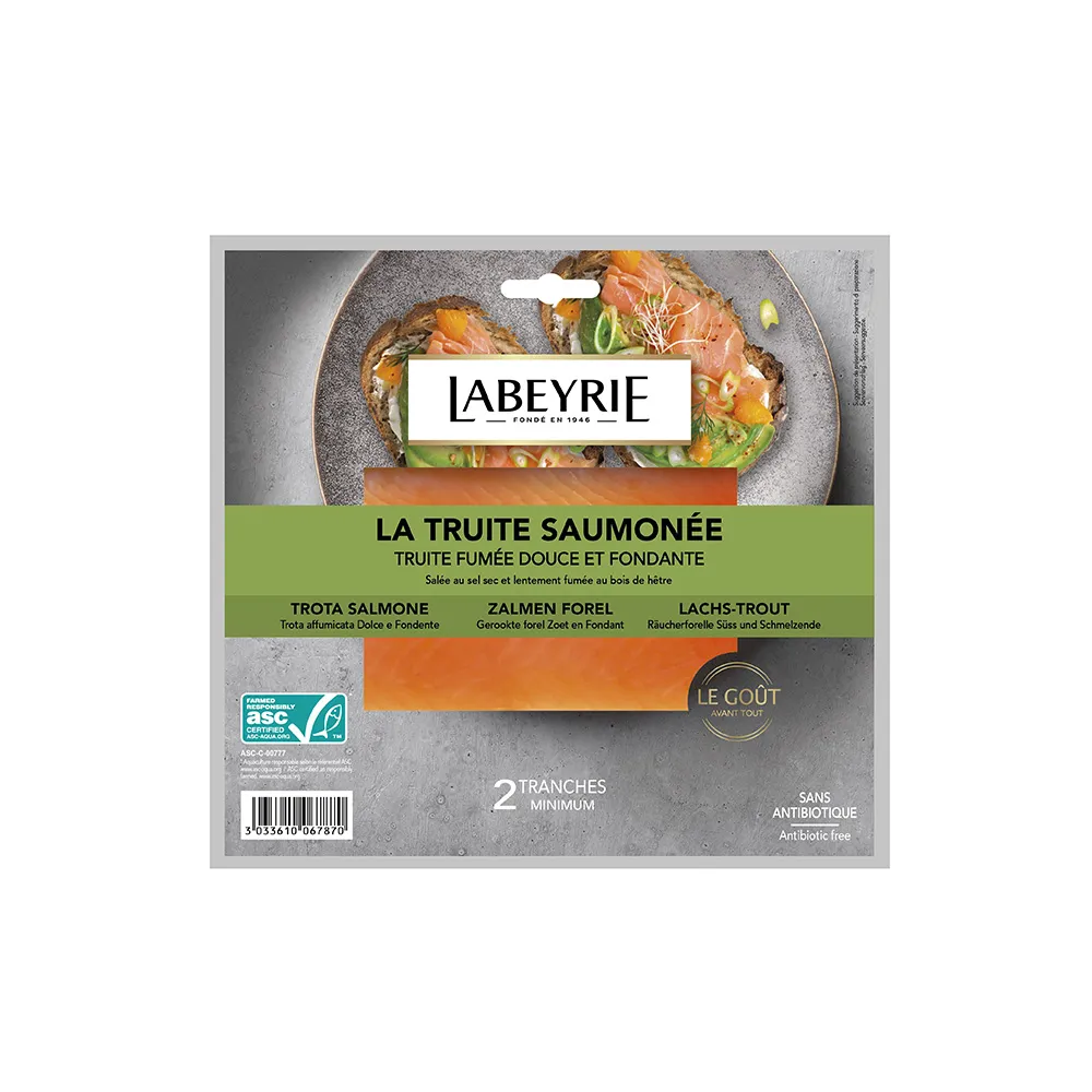 【萊貝耶LABEYRIE】法國經典煙燻鮭魚切片2片裝(75克X4包) 歷史價格詳細信息