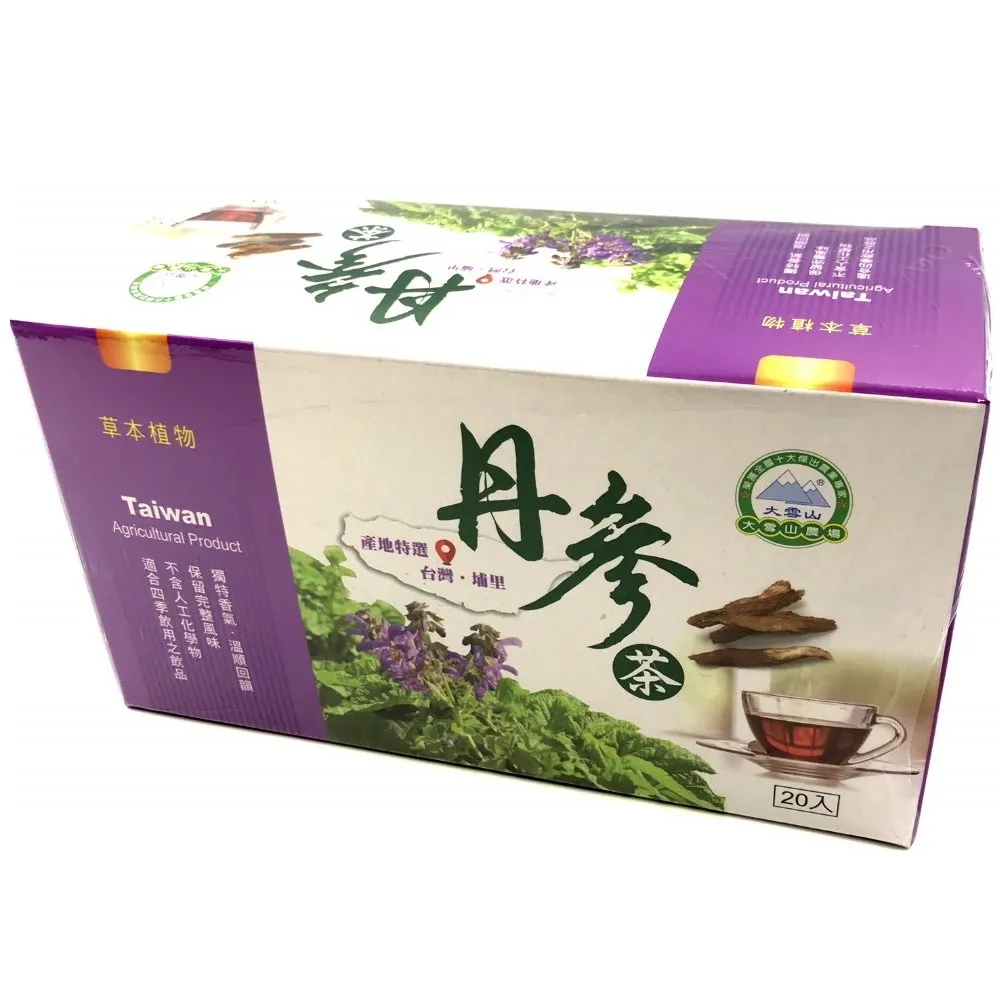 大雪山農場 丹參茶 (20包/盒) 歷史價格詳細信息