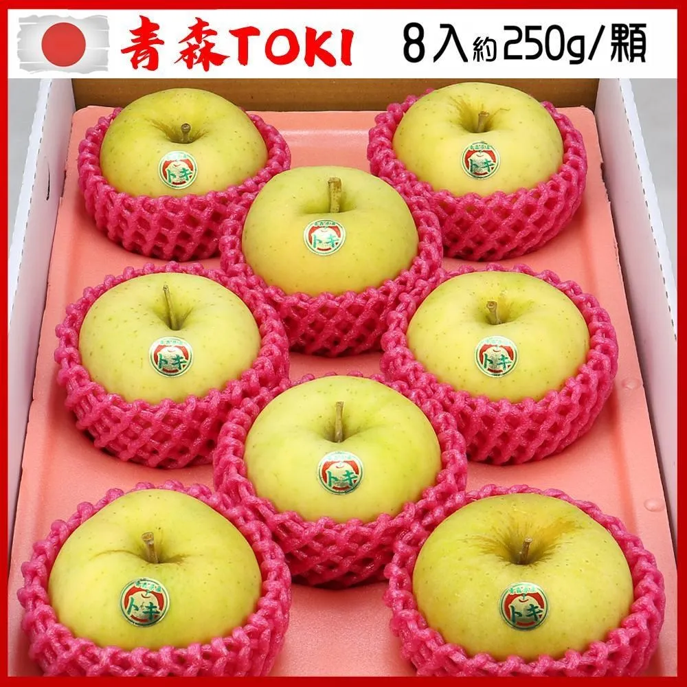 【愛蜜果】日本青森Toki土岐水蜜桃蘋果6顆禮盒(約1.7公斤/盒) 歷史價格詳細信息