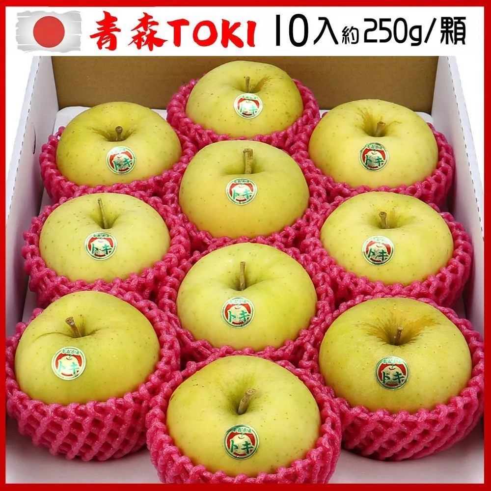 【愛蜜果】日本青森Toki土岐水蜜桃蘋果6顆禮盒(約1.7公斤/盒) 歷史價格詳細信息