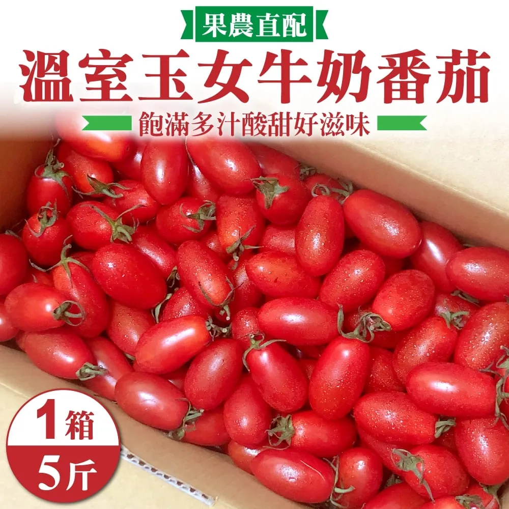 【果農直配】溫室玉女番茄VS橙蜜香小番茄(共5斤/箱) 歷史價格詳細信息