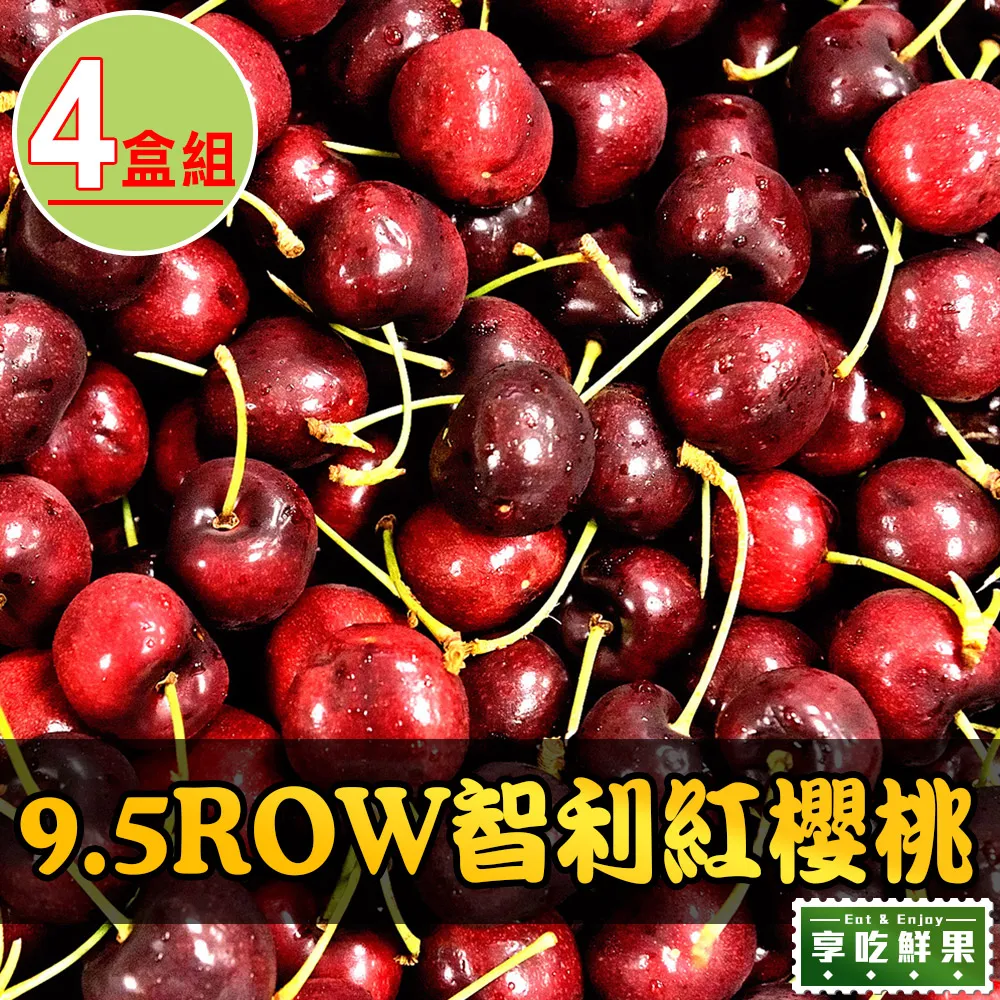 【愛上鮮果】9.5ROW智利紅寶石櫻桃8盒組(共4公斤/500g±5%/盒) 歷史價格詳細信息