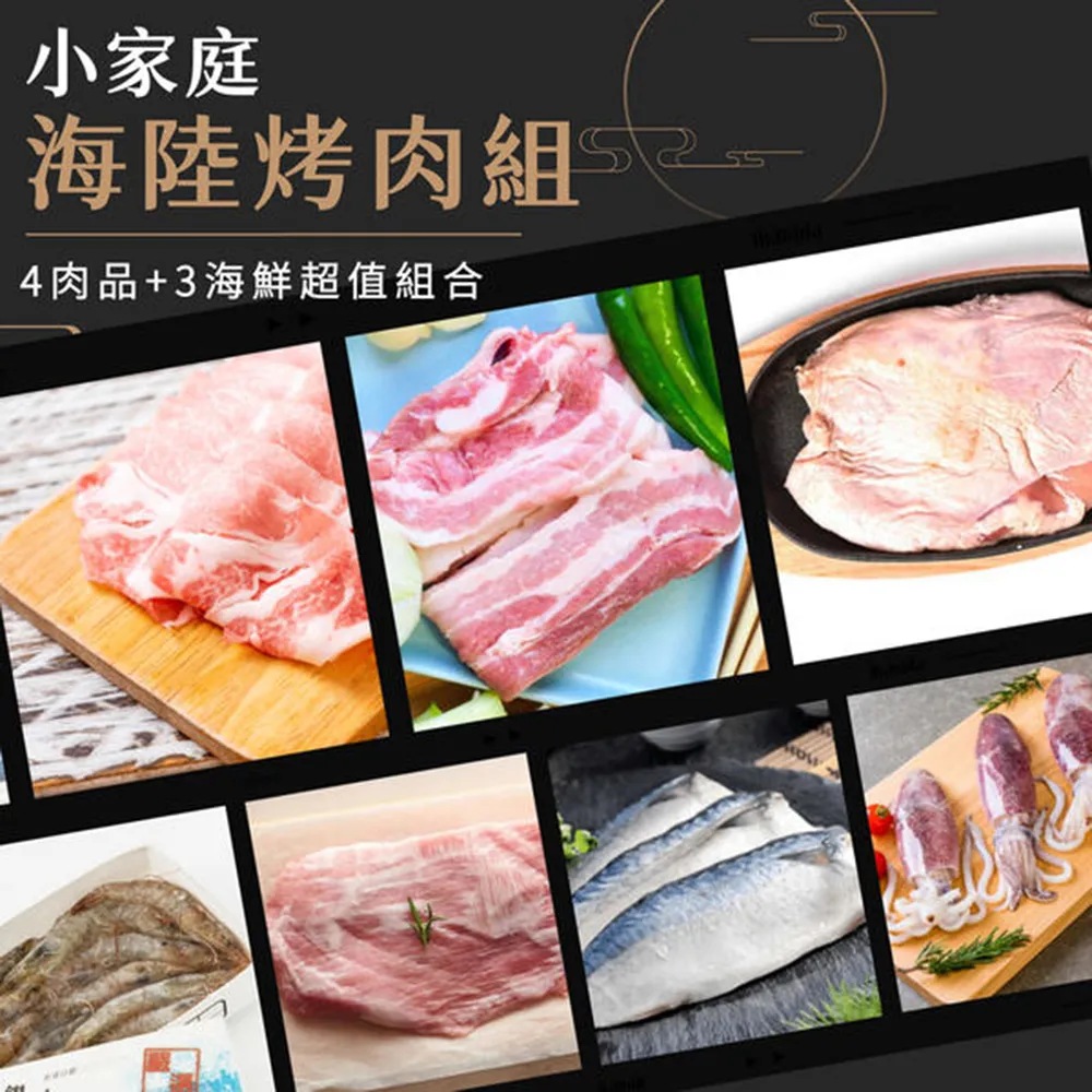 鄰家鮮生海鮮箱：蝦仁+鮭魚+鯖魚 各2包 歷史價格詳細信息