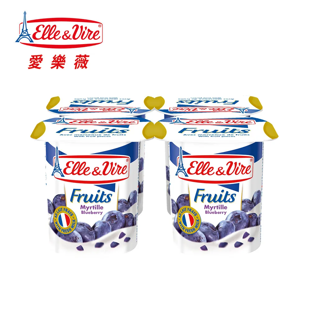 【Elle&Vire 愛樂薇】法國 藍莓優格125gX24杯-冷藏配送 歷史價格詳細信息
