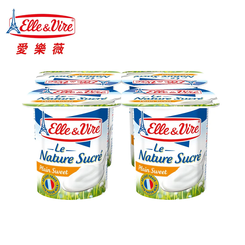 【Elle&Vire 愛樂薇】法國 原味優格125gX24杯-冷藏配送 歷史價格詳細信息