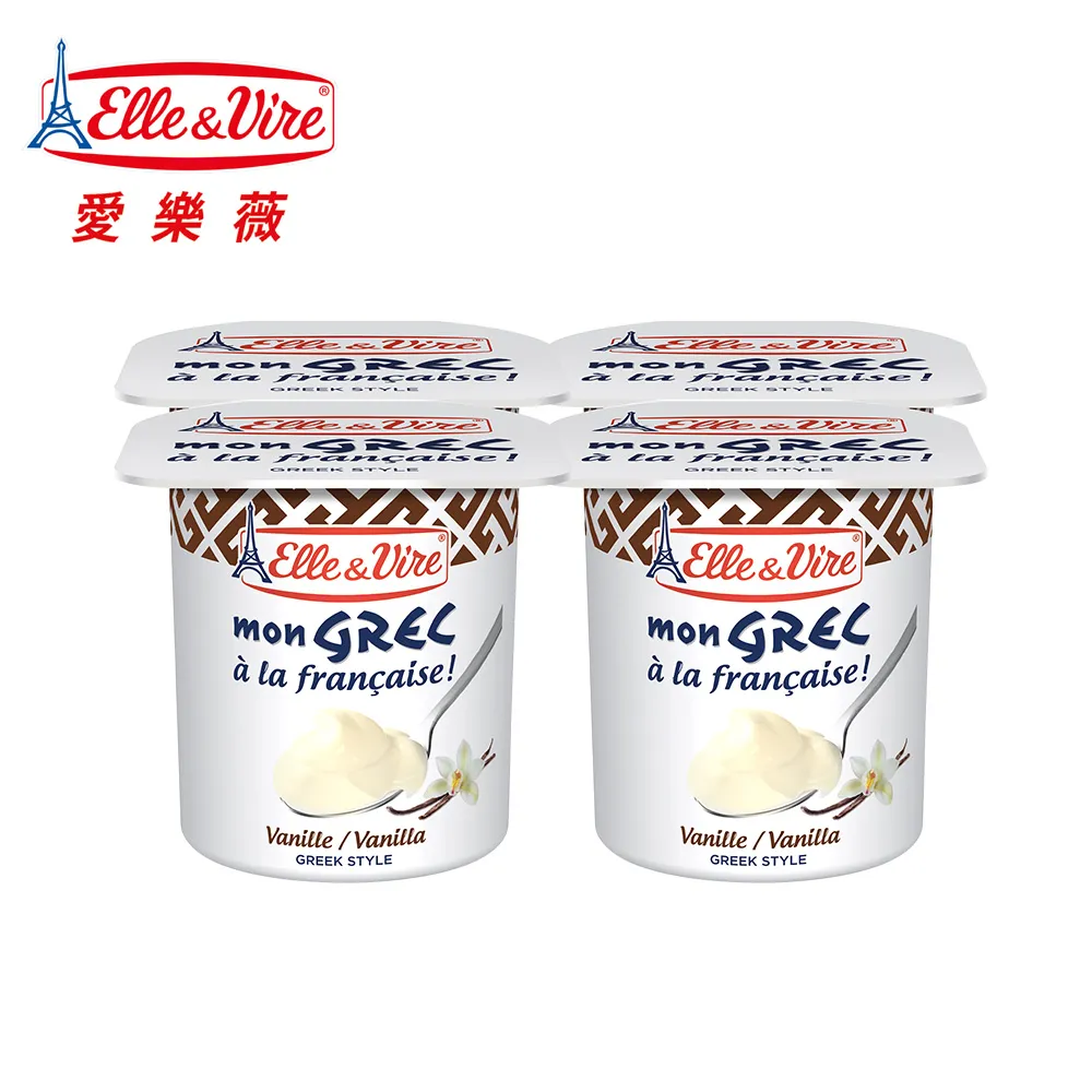 【Elle&Vire 愛樂薇】法國 希臘式蜂蜜口味優格125gX24杯-冷藏配送 歷史價格詳細信息