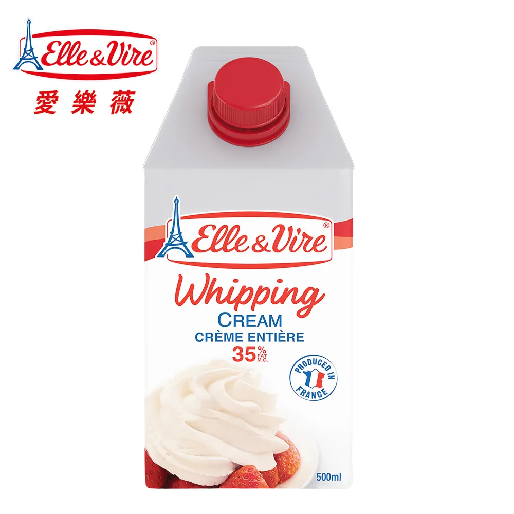 【Elle&Vire 愛樂薇】法國 打發鮮奶油500ml(Whipping Cream 35% Fat) 歷史價格詳細信息