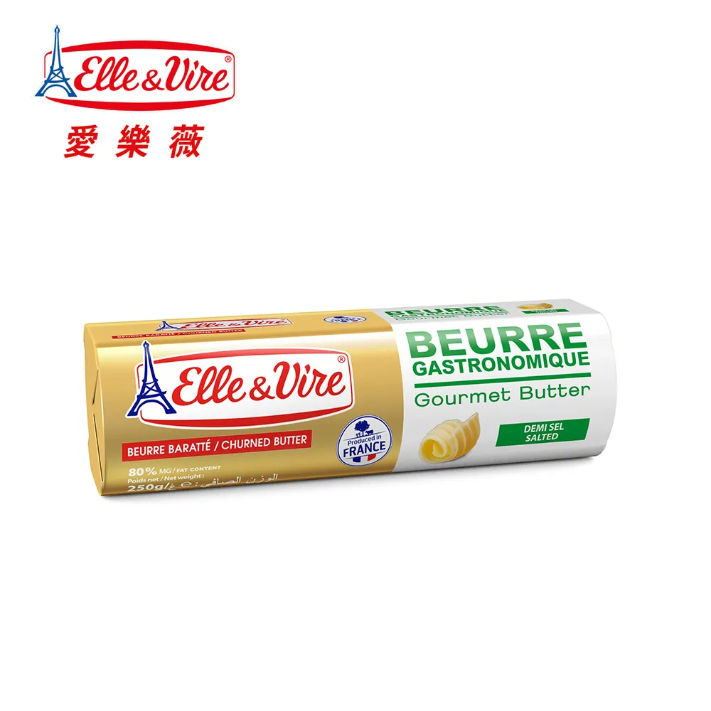 【Elle&Vire 愛樂薇】法國 有鹽奶油 250g(Salted  80% Fat) 歷史價格詳細信息