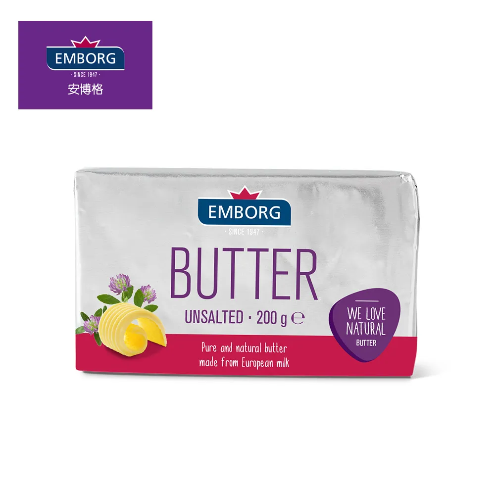 【Emborg安博格】無鹽奶油 200g*10入組 歷史價格詳細信息