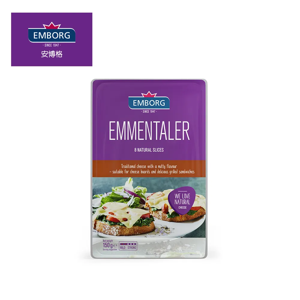 【Emborg安博格】愛摩塔起司片 150g*6入組 歷史價格詳細信息