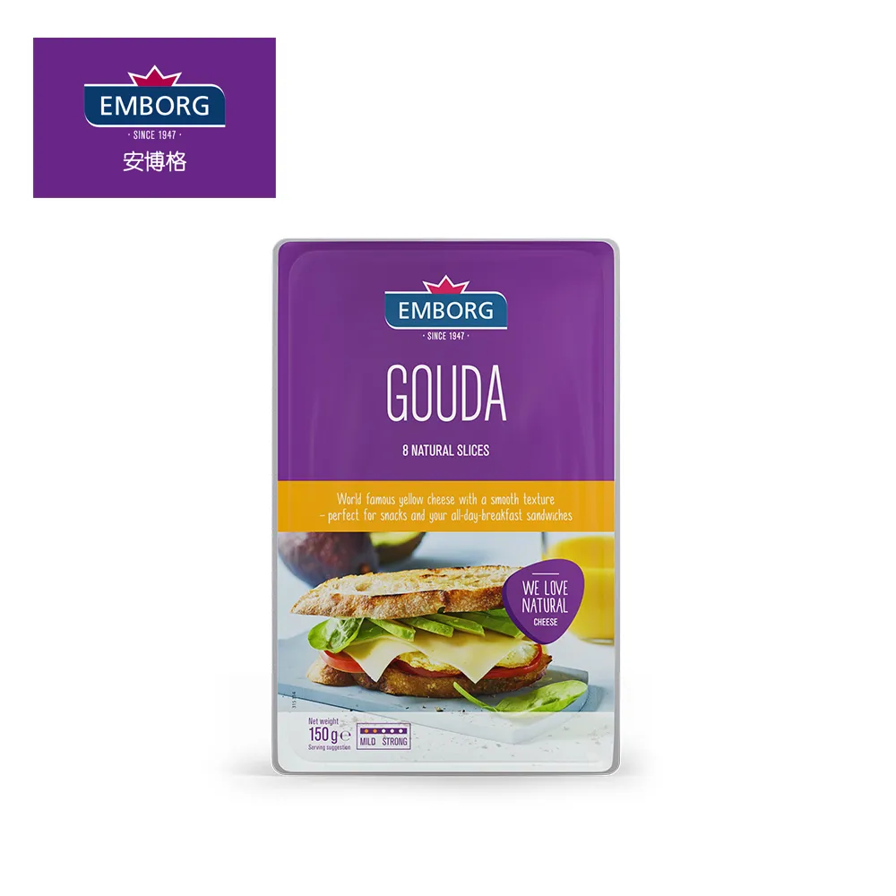 【Emborg安博格】切達起司片 84片-冷藏配送 歷史價格詳細信息