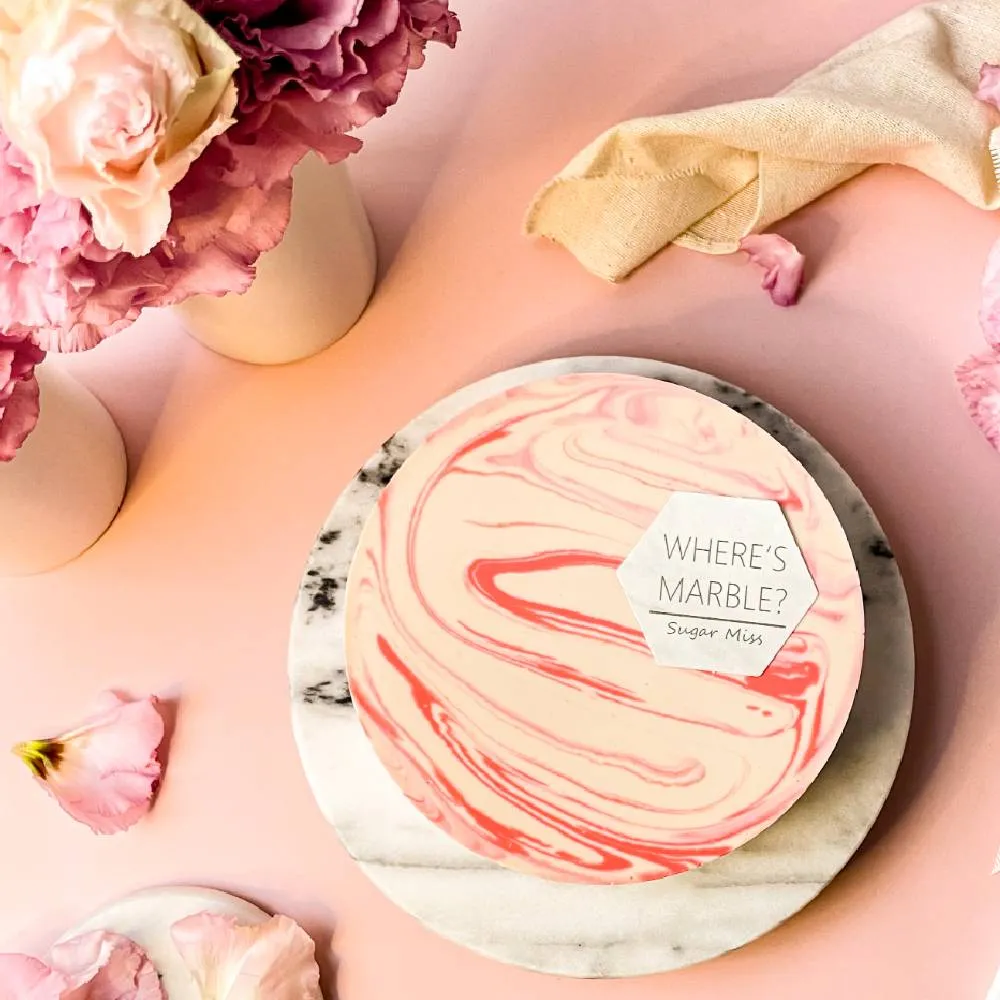 【SugarMiss糖思】玫瑰粉白大理石乳酪蛋糕3吋 歷史價格詳細信息
