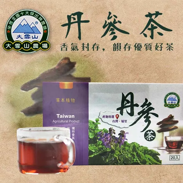 大雪山農場 丹參茶 (20包/盒) 歷史價格詳細信息