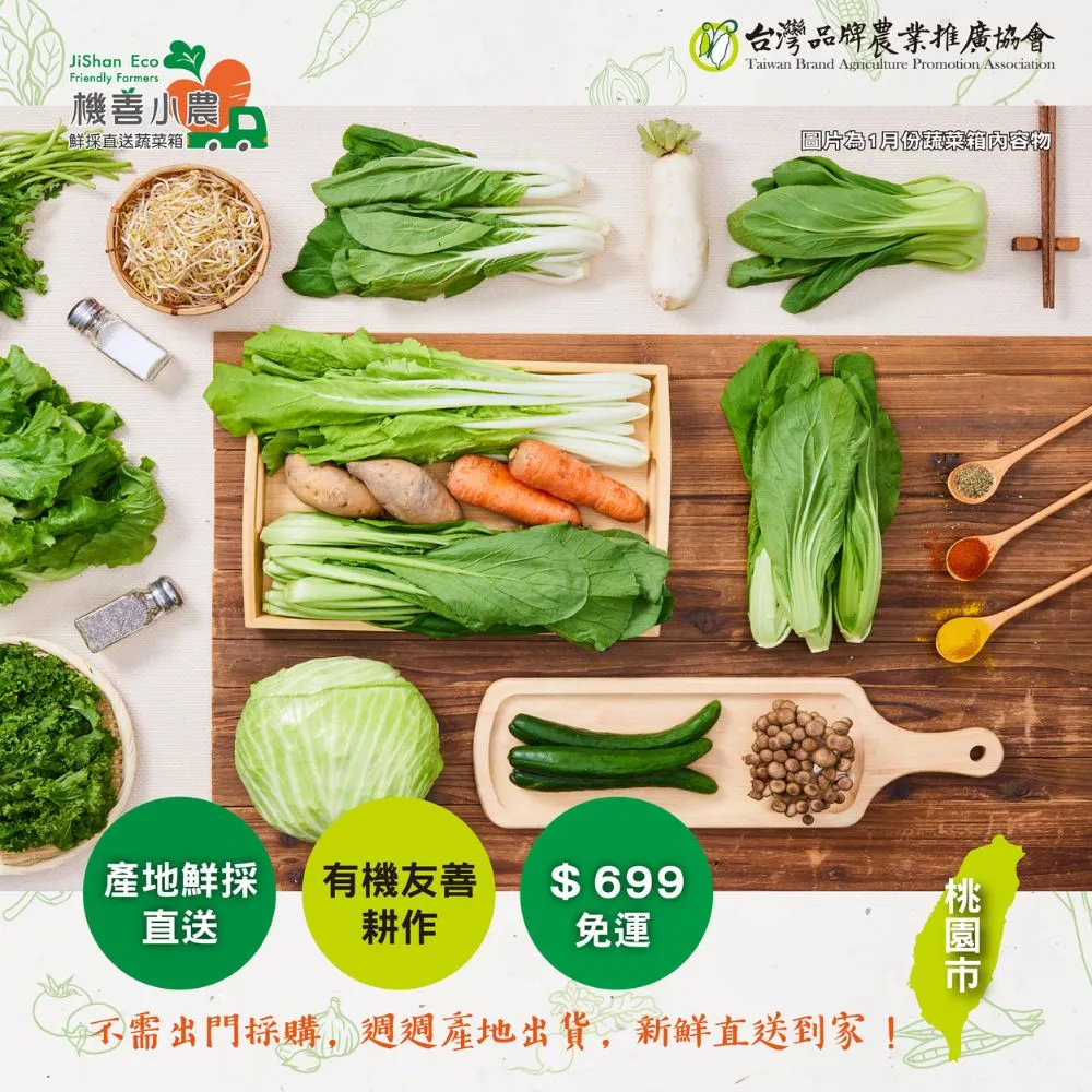 【機善小農_蔬菜箱】桃園市_經濟箱10件(有機友善/產地鮮採直送/支持家鄉好農產) 歷史價格詳細信息