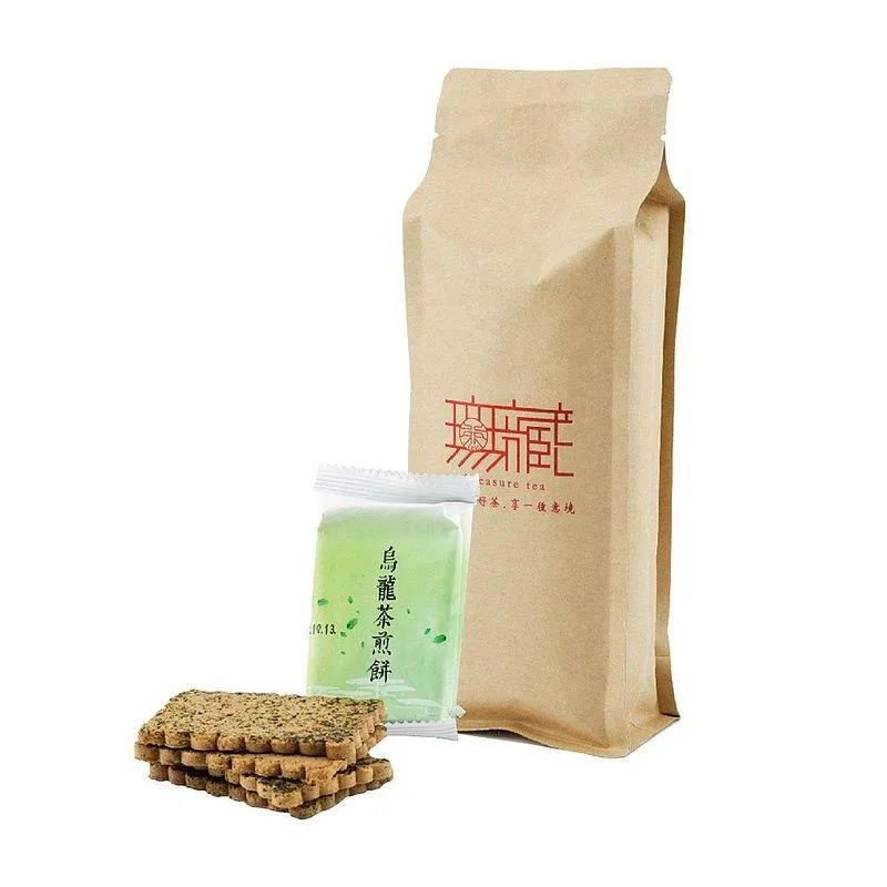 【茶食光光】炭焙烏龍茶起酥餅 天然棕櫚油減糖配方 天然澳洲海鹽調味 (15入盒裝) 歷史價格詳細信息