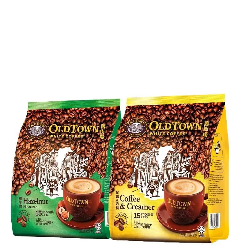 舊街場 2合1白咖啡&奶精(25gx15包/袋)[大買家] 歷史價格詳細信息