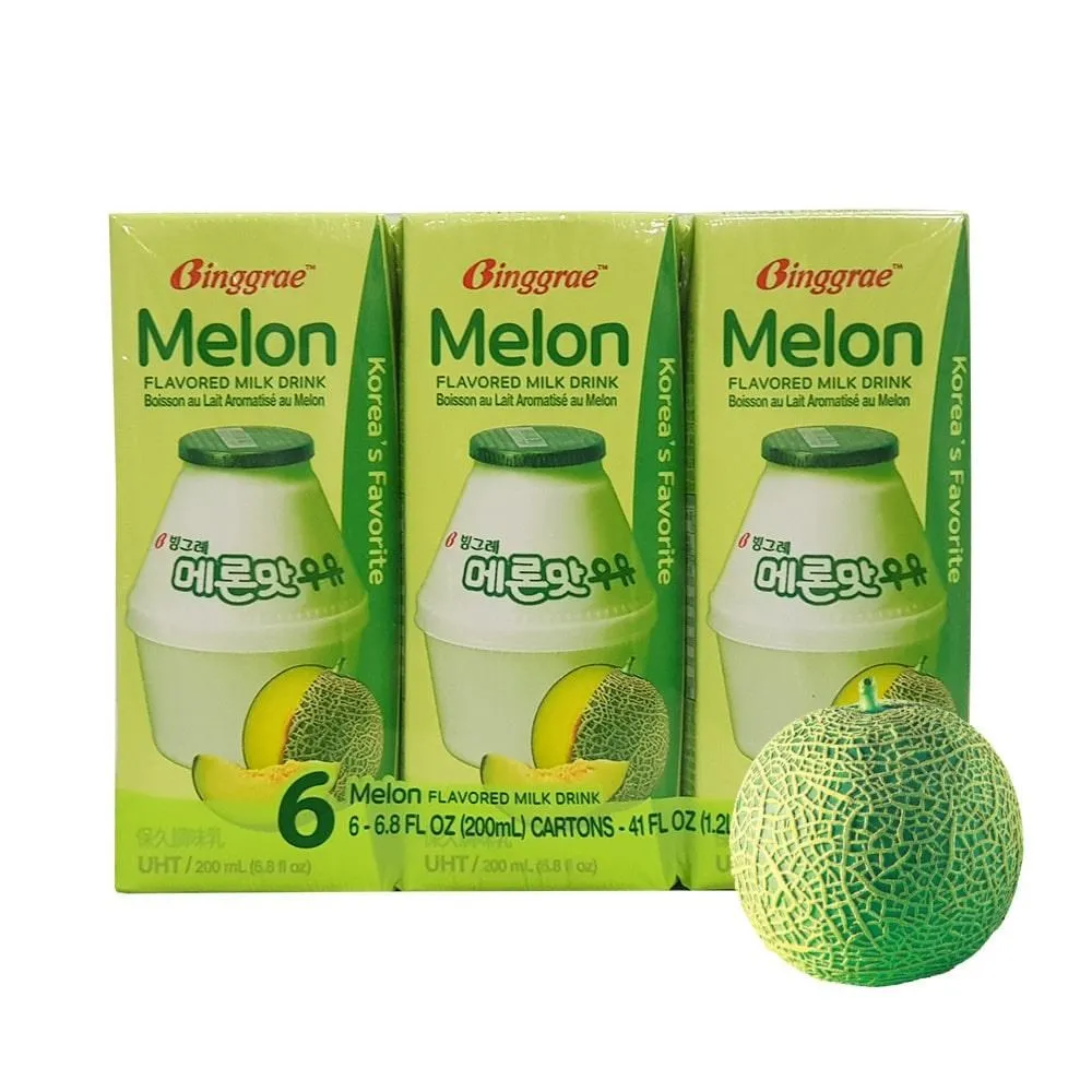 Binggrae 哈密瓜牛奶 (200ml*6入) 歷史價格詳細信息